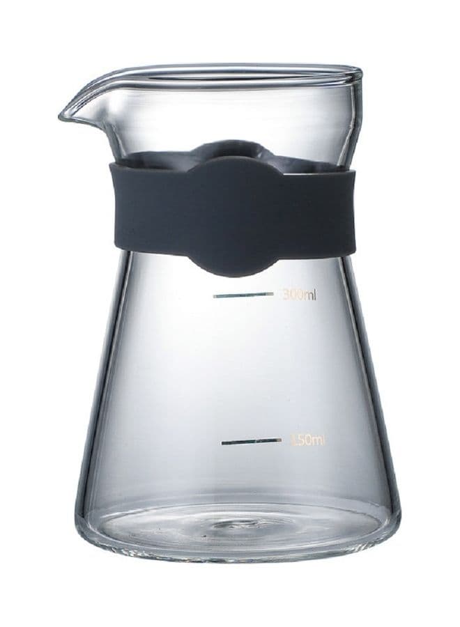 Transparent Gold Label Coffee Pot Clear