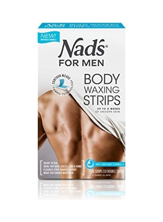Body Wax Strip White/Blue