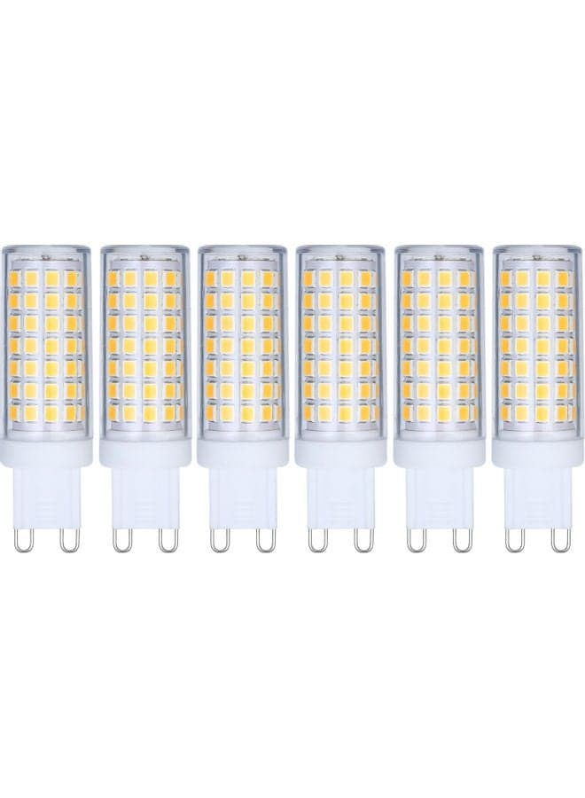 6-Piece G9 LED Bulb Warm Multicolour