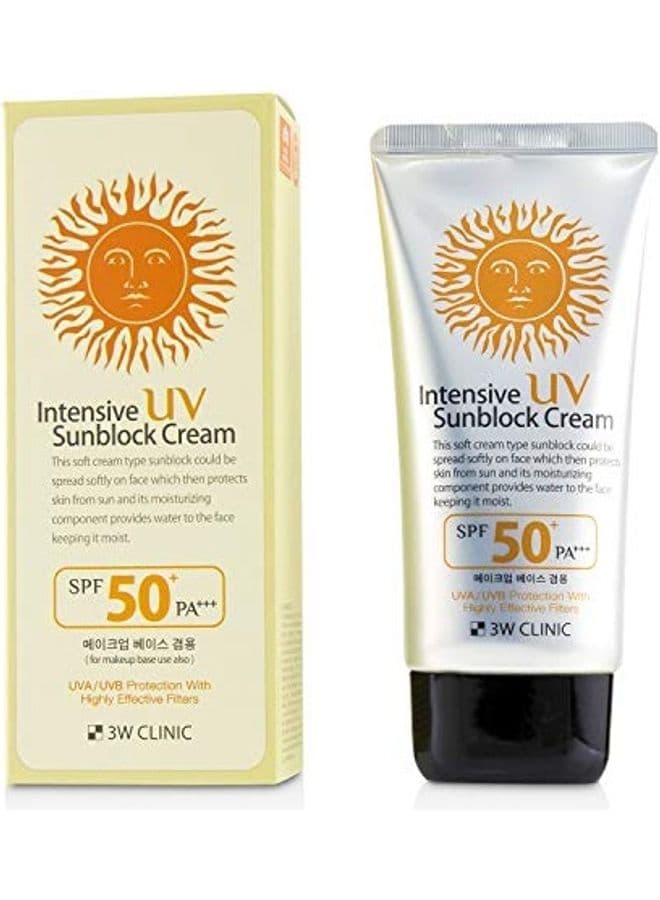Intensive UV Sunblock Cream SPF 50+ 70ml