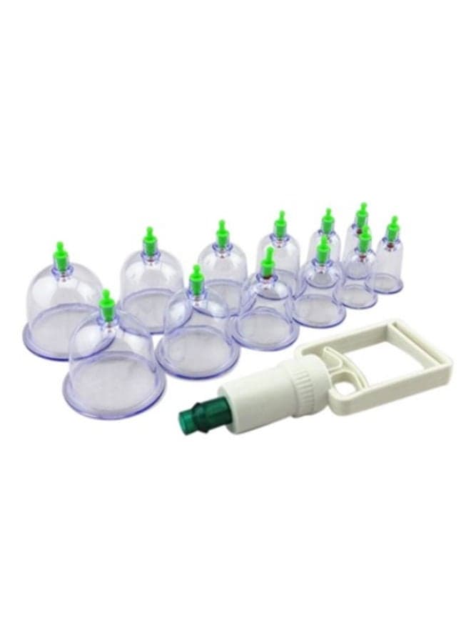Vacuum Cupping Therapy Hijama Set Multicolour