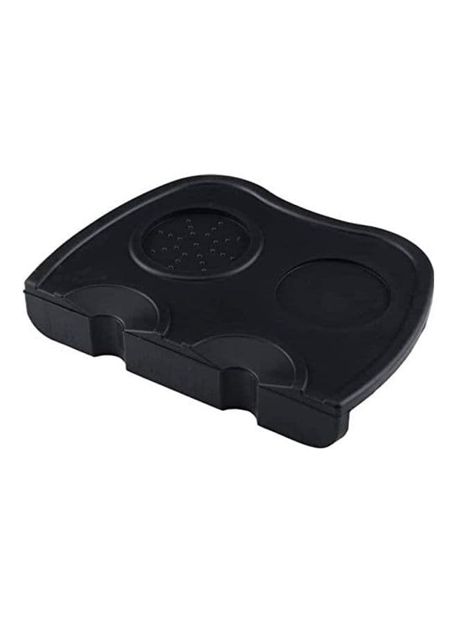 Pack of 2 Tamper Station Anti-Slip Holder Pad Black