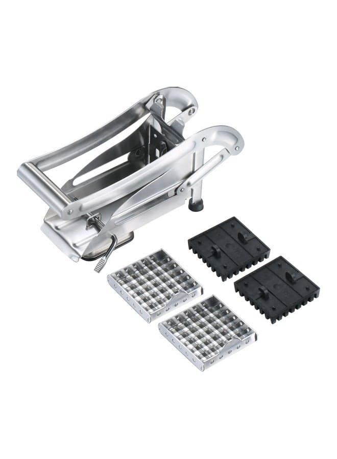 Stainless Steel French Fry Cutter Silver