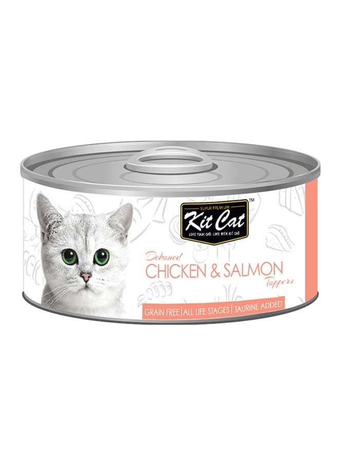Chicken And Salmon Toppers Multicolour 80grams