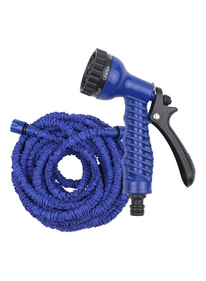 High Pressure Telescopic Watering Pipe with 7 Function Spray Nozzle Blue/Black