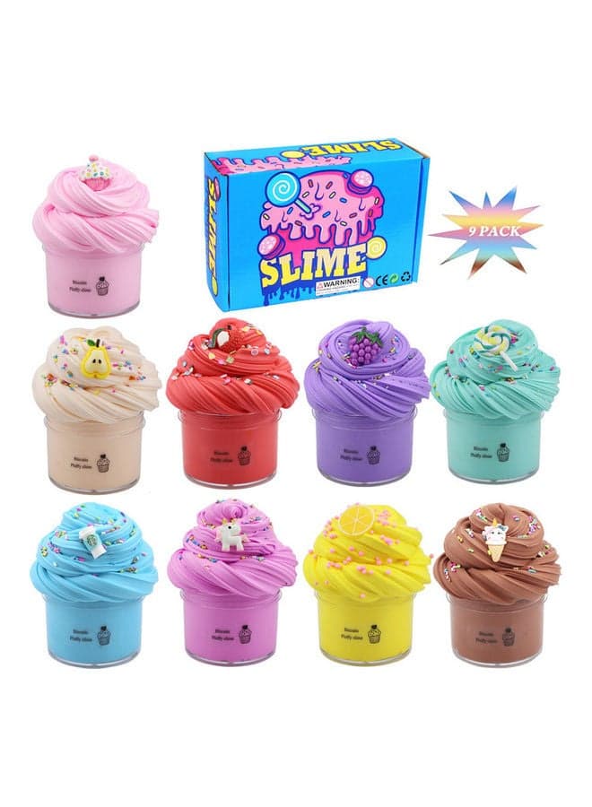 9-Piece Biscuits Puffy Slime Set