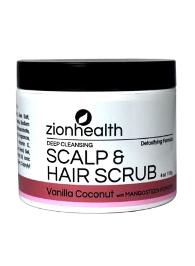 Vanilla Coconut Adama Deep Cleansing Scalp And Hair Scrub 113grams