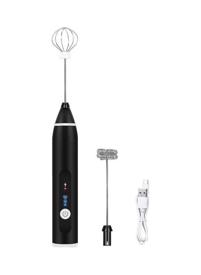 3-Piece Electric Milk Frother And Whisk Set 1 W W32 Black/Silver