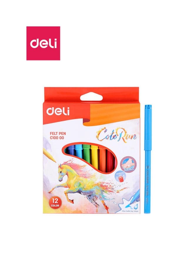 12-Piece Kids Crayons Multicolour