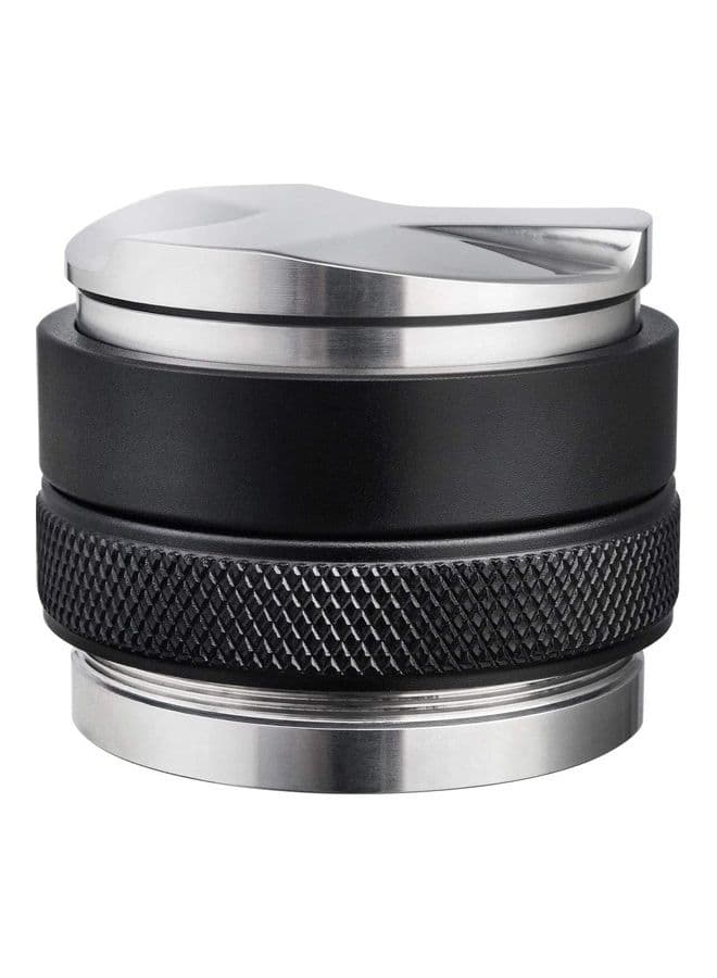 Coffee Distributor Tamper Black/Silver 58mm