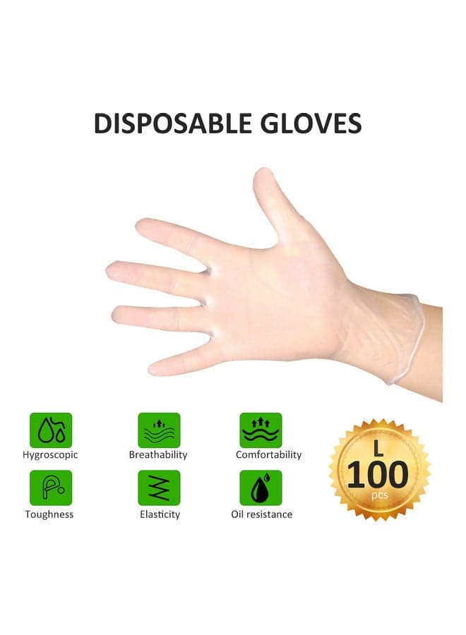 100-Piece Disposable Gloves