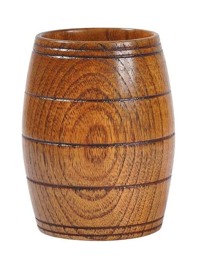 Natural Wood Coffee Tea Cup Brown