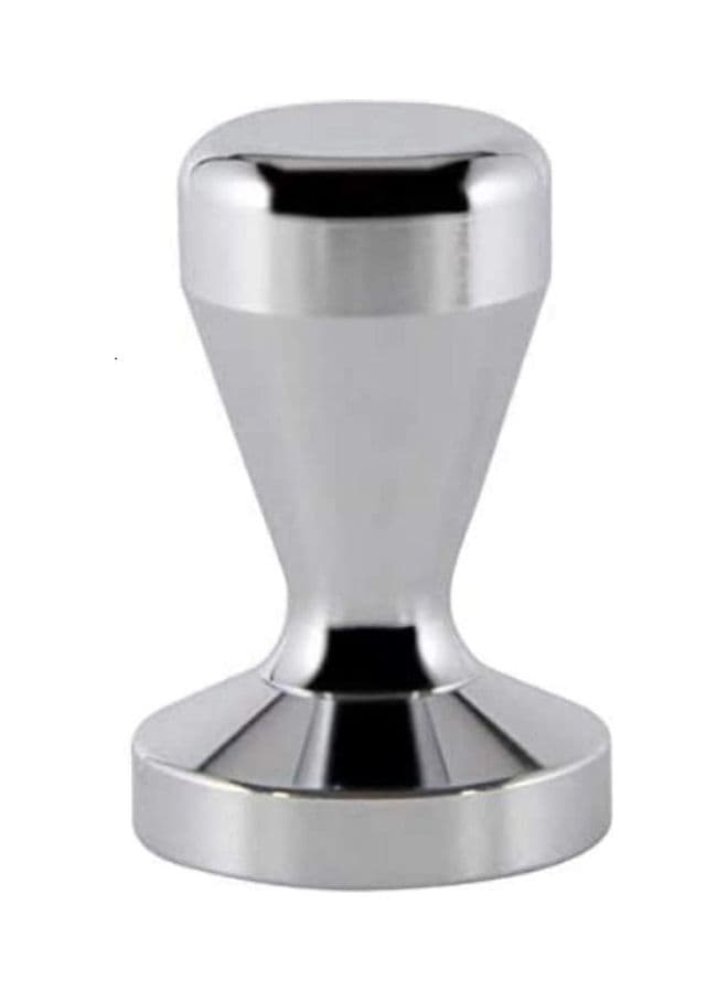 Chrome Plated Base Coffee Tamper Silver