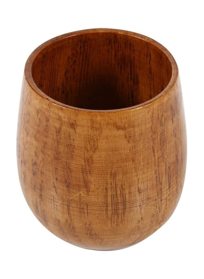 Wooden Tea Cup Brown