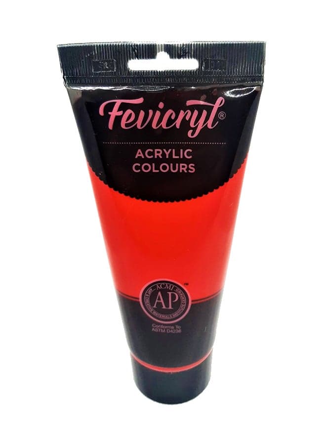 Acrylic Colour 200ml Cadmium Red