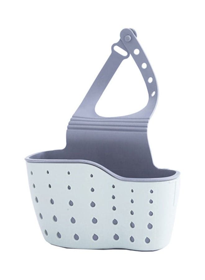 Kitchen Sink Drain Basket Blue/Grey 15x21x5cm