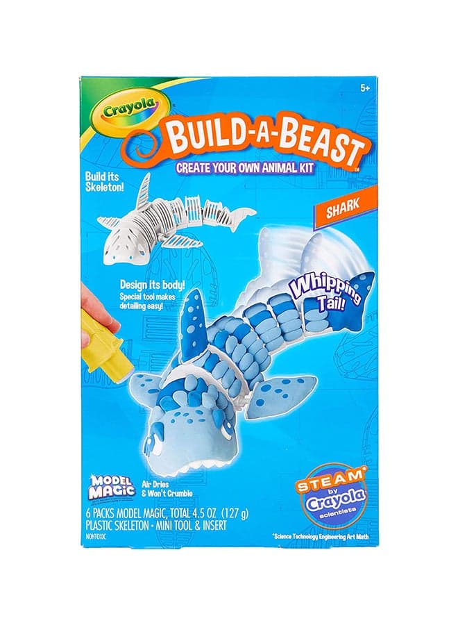Build-A-Beast Shark 27.31x19.69x1.78cm