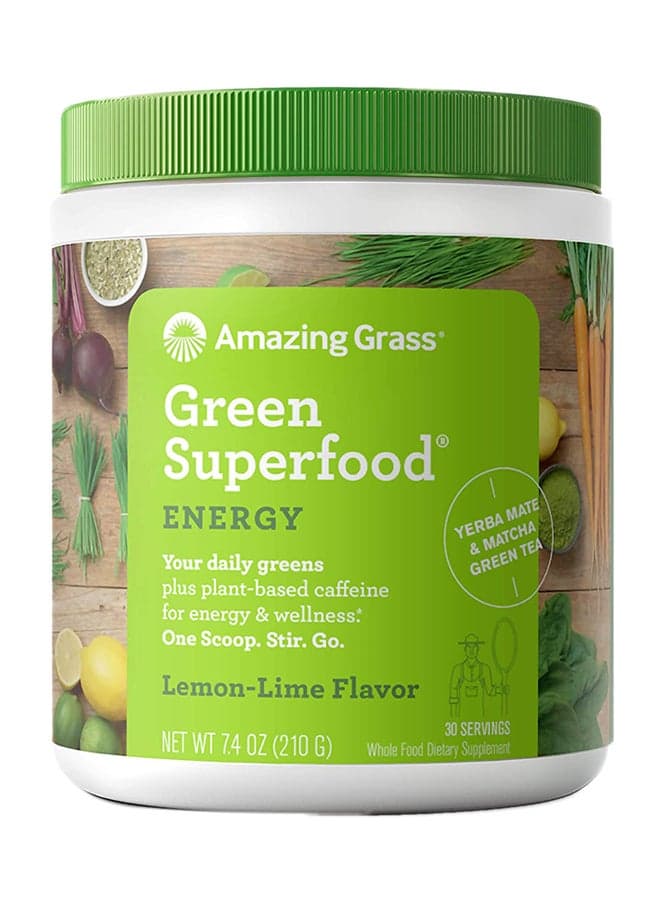 Green Superfood Energy Lemon Lime 210 gram