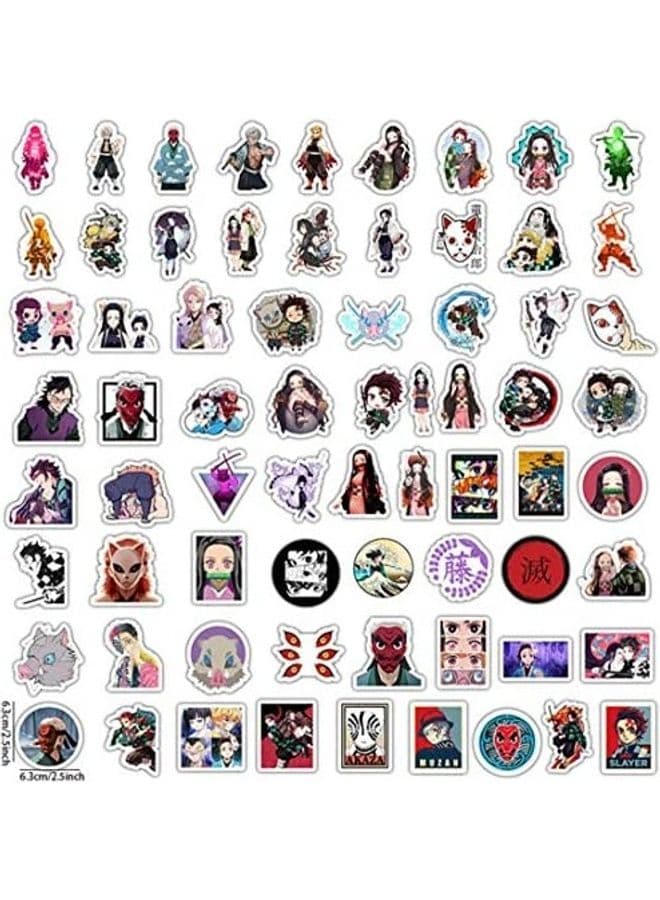 70-Piece Demon Slayer Stickers