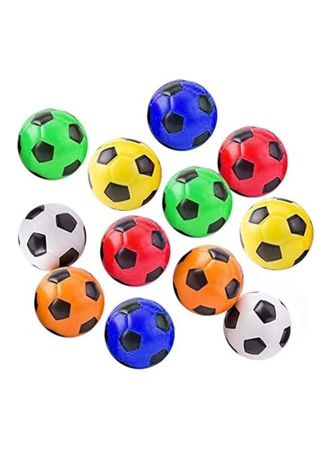 Pack Of 12 Soccer Squeeze Balls