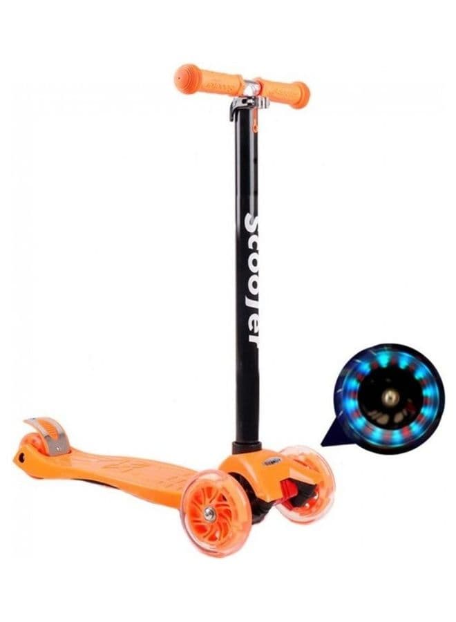 3-Wheel Kids Scooter - Orange Multicolour