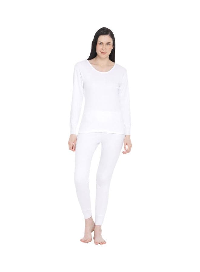 Full Body Thermal Innerwear Set White
