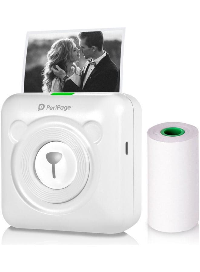 A6 Mini Pocket Printer White