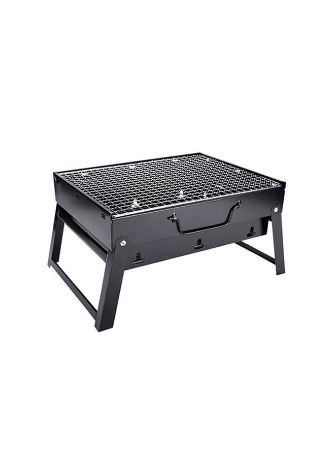 Folding Charcoal Bbq Grill Black 27cm