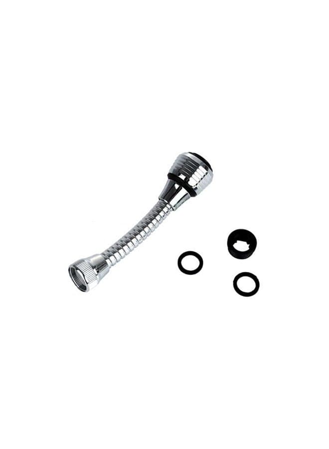 Turbo Flex 360 Faucet Swivel Hose Silver 6inch