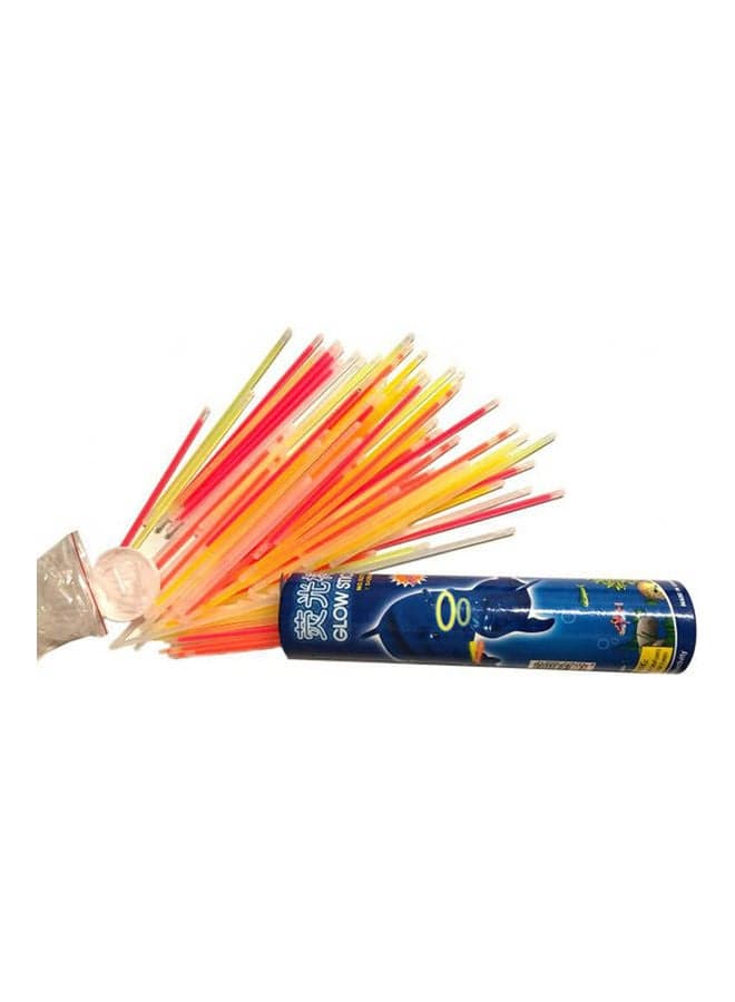 Party Glow Sticks Multi Color 100 Pieces 8inch