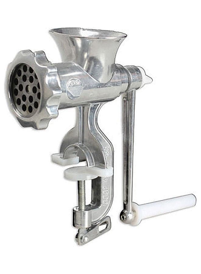 Multifunction Hand Crank Meat Grinder Silver