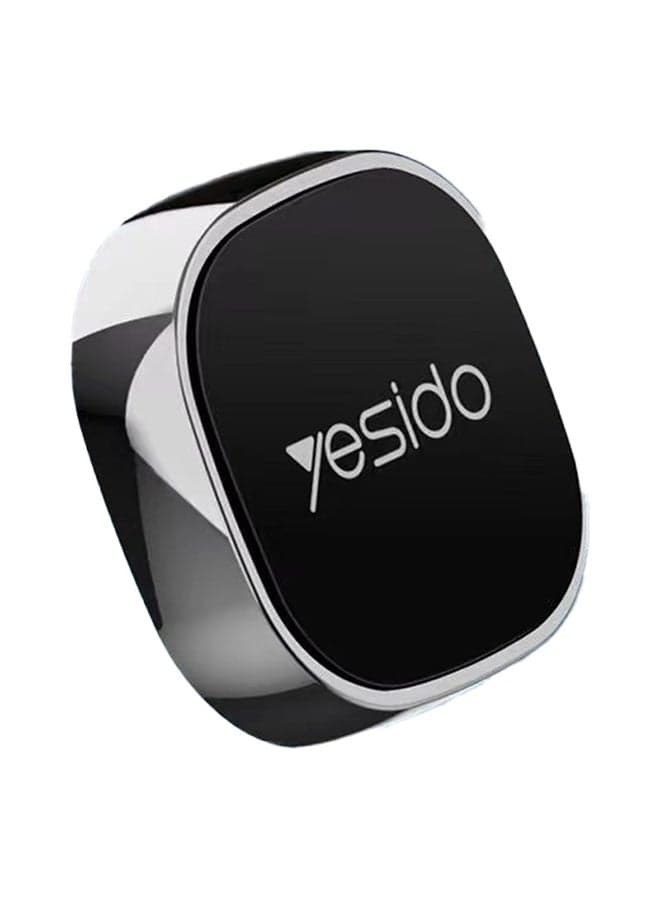 Super Mini Magnetic Car Phone Holder Stand For Smartphones Black