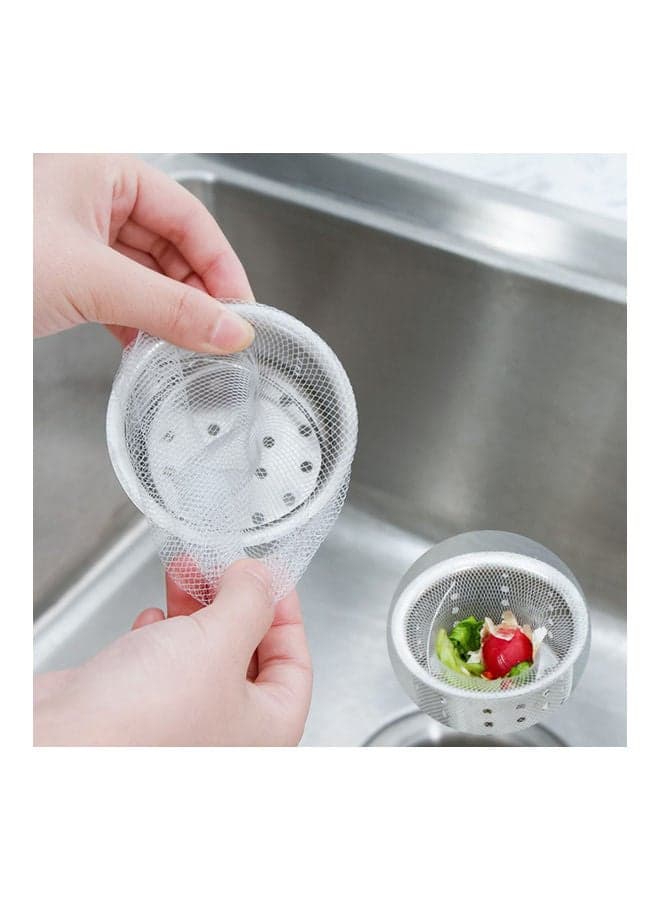 100-Piece Sink Strainer Bags White
