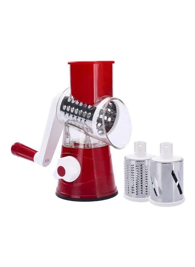 3 in 1 Vegetable Mandoline Slicer Red 26*24*12cm