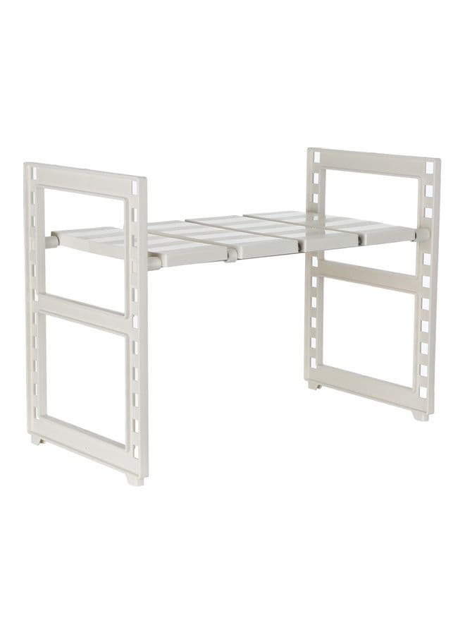 Expandable Over The Sink Dish Drying Rack White 42.5x29x10.5cm