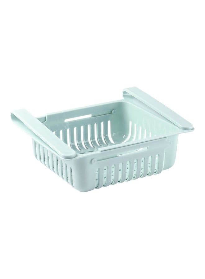 Retractable Fridge Organizer Pull Out Drawer White 20*16*8cm