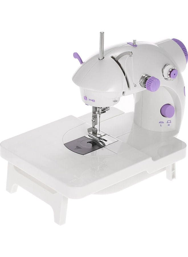 Electric Sewing Machine With Pedal Extension Table NA-H29 White/Purple