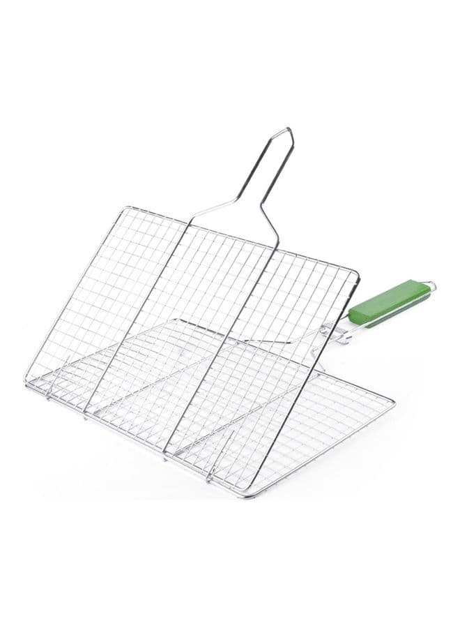 Non-Stick Barbecue Grilling Basket Silver