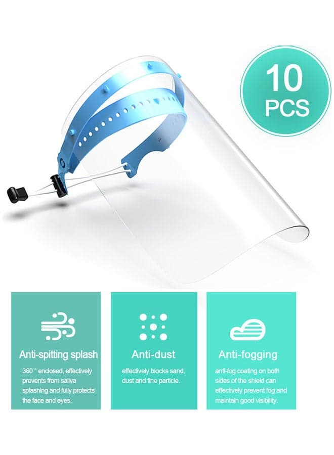 10-Piece Disposable Safety Face Shield