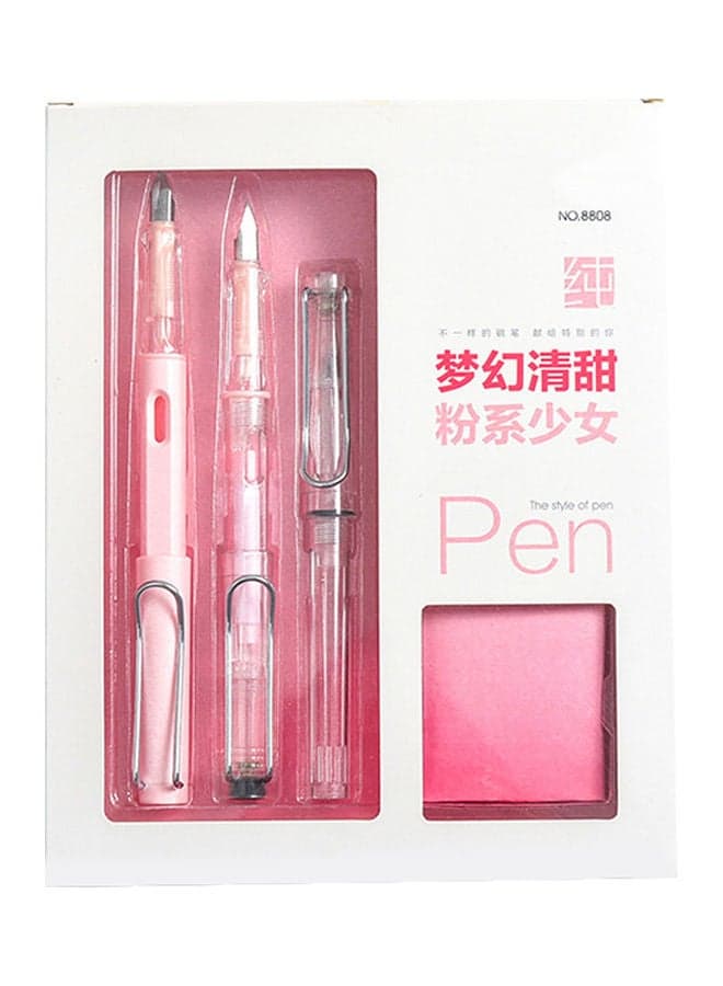 Fountain Pen Set Pink
