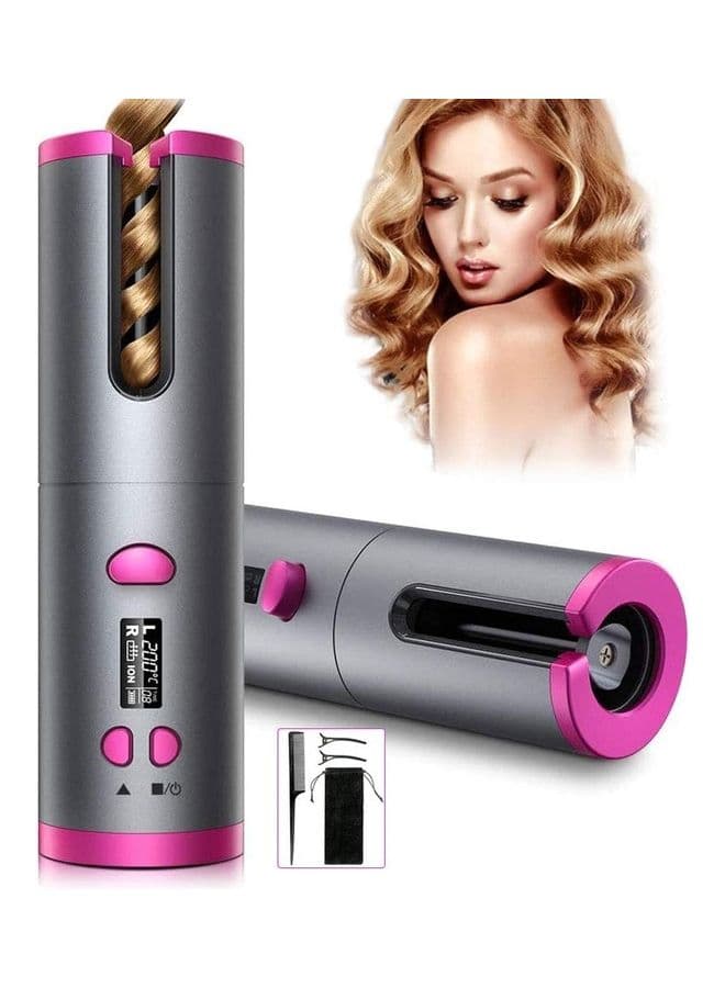 Cordless Hair Curler Silver