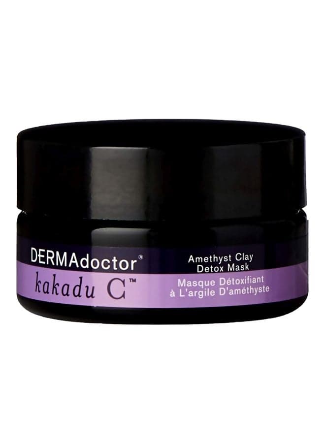 Kakadu C Amethyst Clay Detox Mask 1 7 Oz 1 7 Ounce Grey 50ml