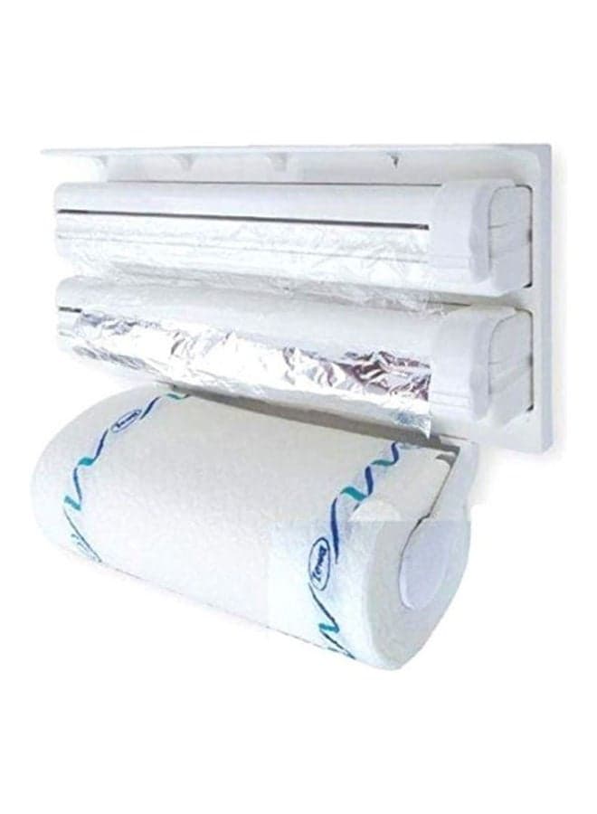 Triple Paper Dispenser White 38.5x19x7.5cm