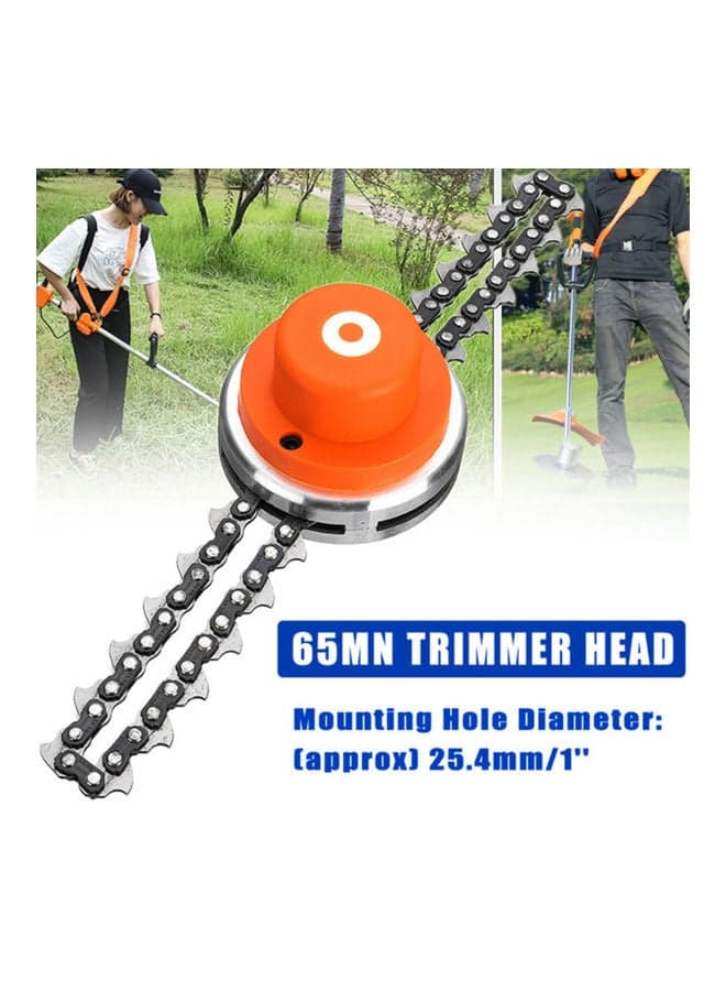 Garden Grass Head Brushcutter Orange