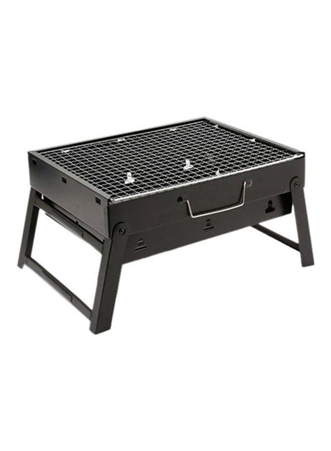 Portable BBQ Charcoal Grill Black 35x27x20cm