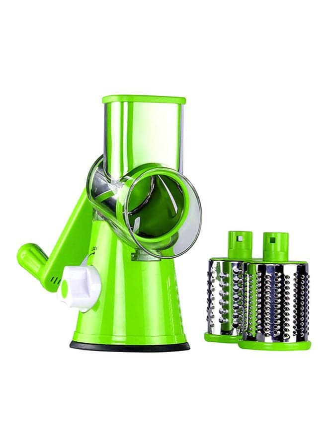 Table Top Drum Grater Green/Silver/White