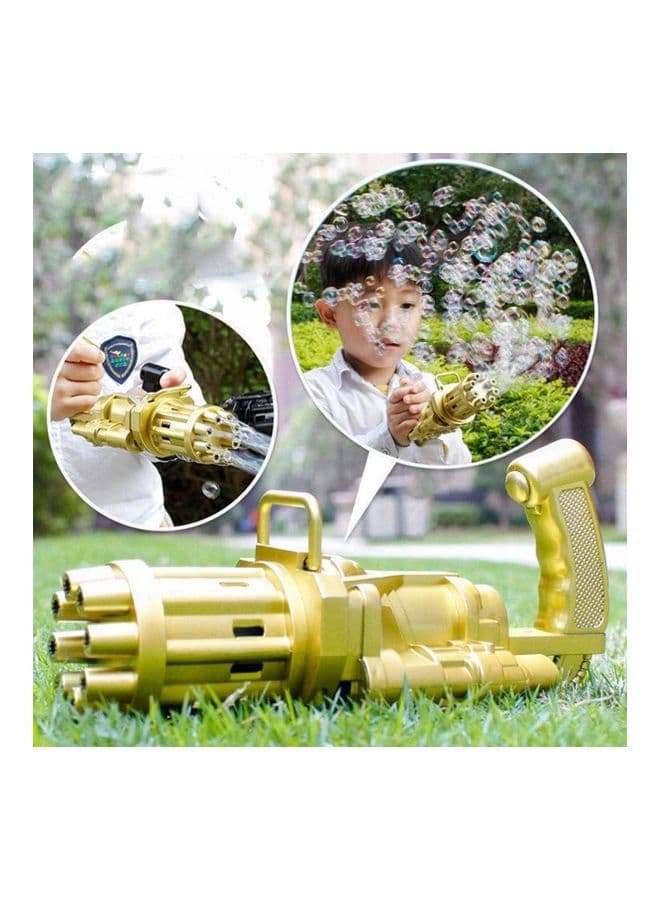 8-Hole Huge Amount Bubble Maker Gatling Gun - Color may vary
