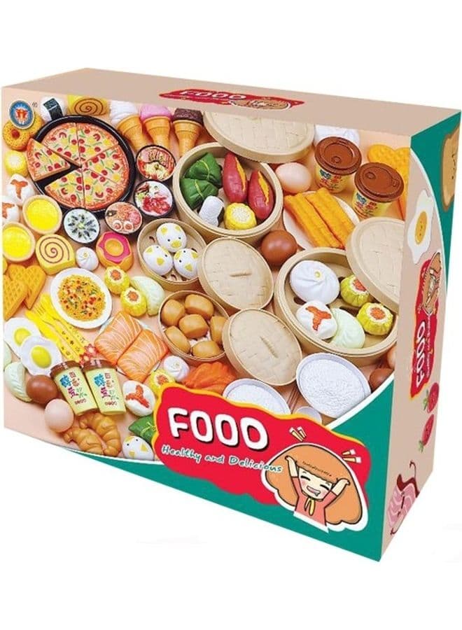 88-Piece Fast Food Pretend Play Toys