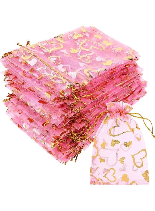 100-Piece Multipurpose See Through Bags with Drawstring