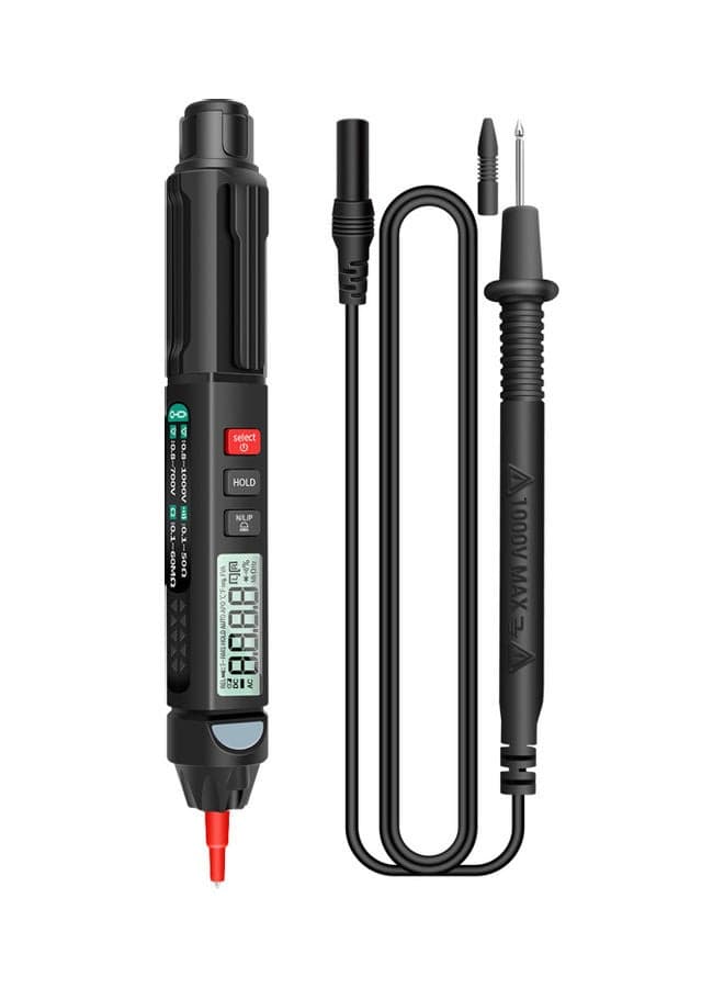 Pen Multimeter Tester With Phase Sequence Black 19x3.5x8cm